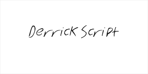 Derrick Script Logo