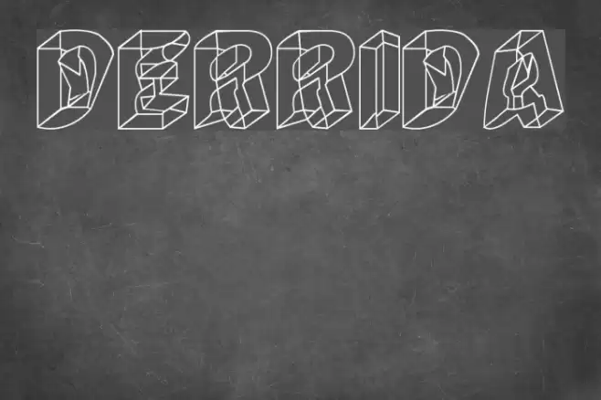 Derrida Font examples
