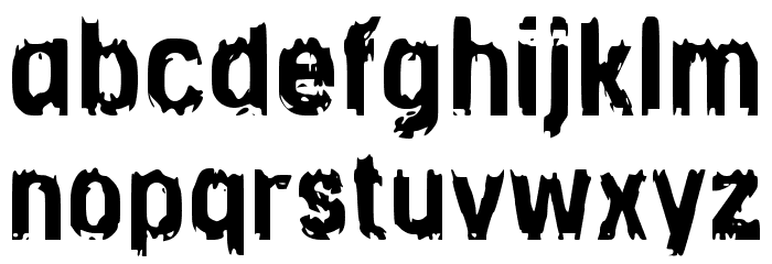 Dersik Font LOWERCASE