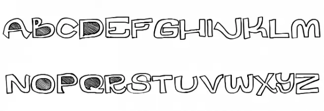 Des-Pot Шрифта ВЕРХНИЙ