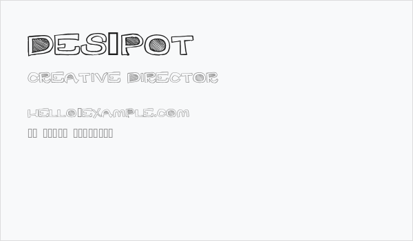 Des-Pot Business Card