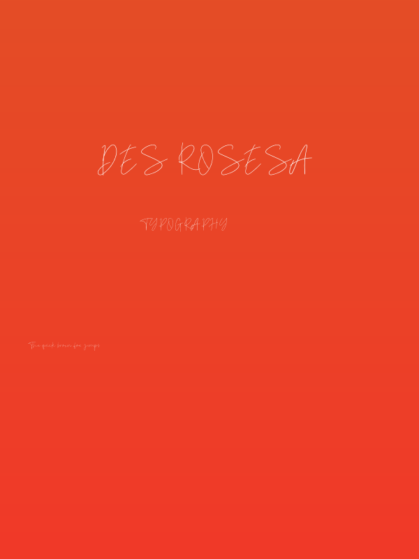 Des Rosesa Poster
