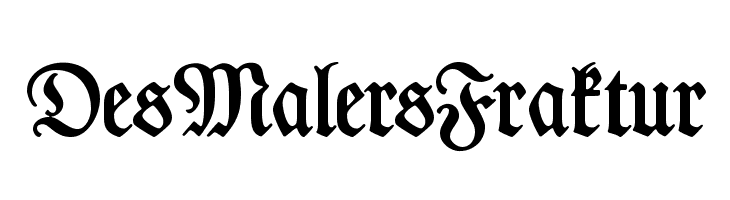 DesMalersFraktur Font