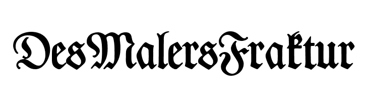 DesMalersFraktur  Descarca Fonturi Gratis