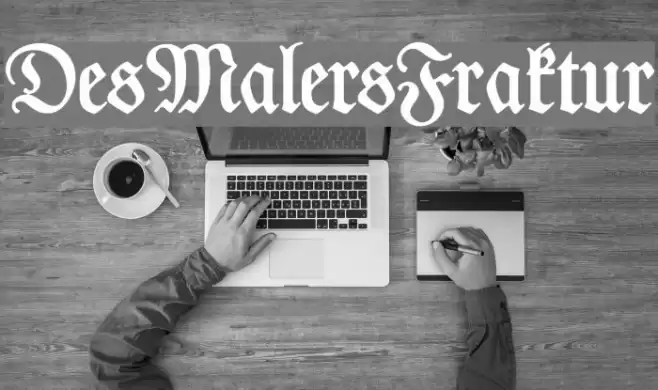 DesMalersFraktur Font examples