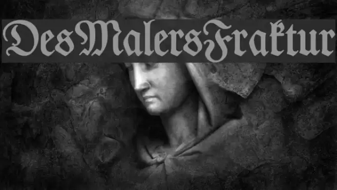 DesMalersFraktur Font examples