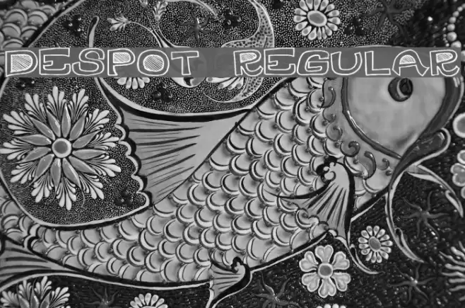 DesPot-Regular Font examples