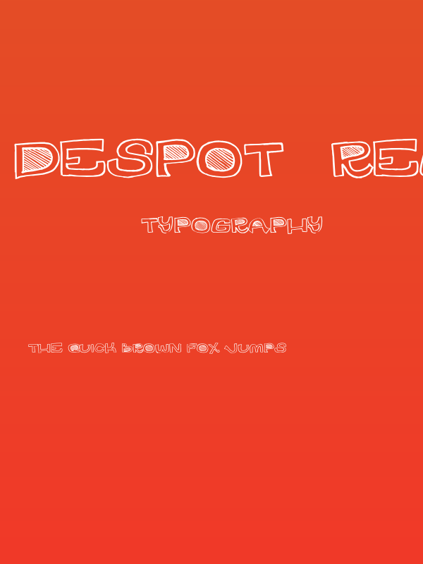 DesPot-Regular Poster