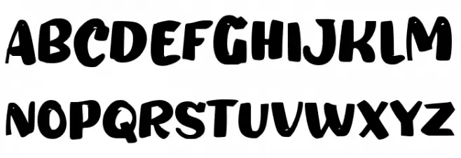 Desa Schriftart Groß