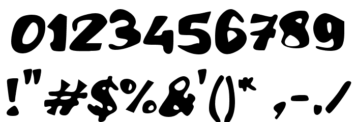Desakan Font OTHER CHARS