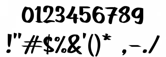 Desane Font OTHER CHARS