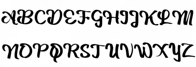 Desane Font UPPERCASE