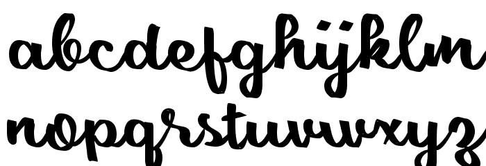 Desane Font LOWERCASE