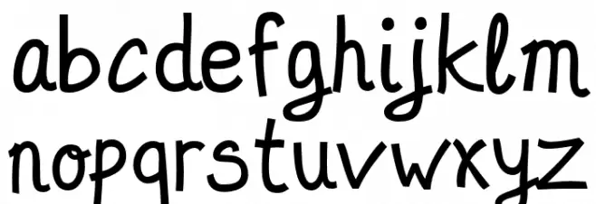Desard-Regular Font LOWERCASE