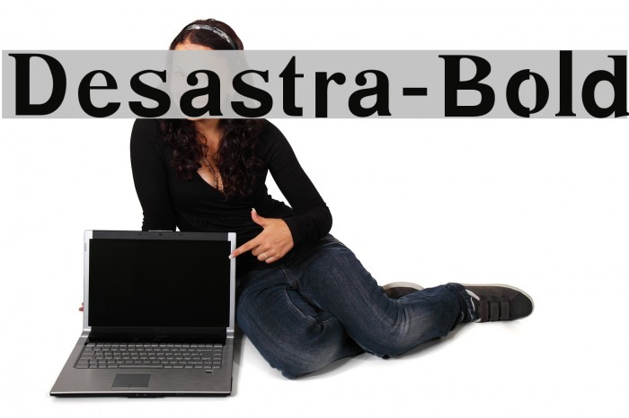 Desastra-Bold Font examples