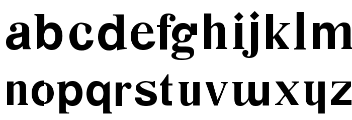 Desastra-Bold Font LOWERCASE