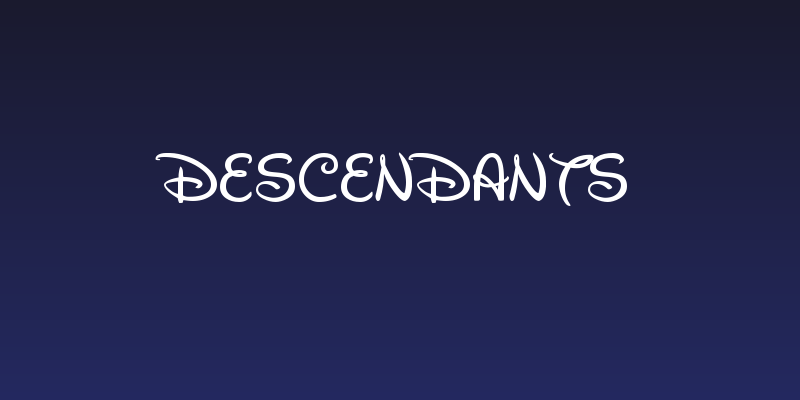 Descendants Social Header