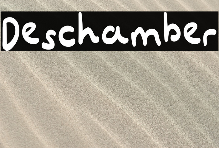 Deschamber Example 1