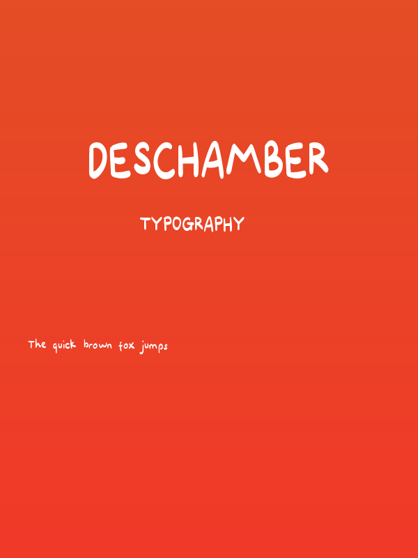 Deschamber Poster