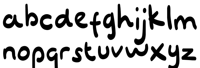 Deschamber Font LOWERCASE
