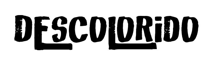 Descolorido Font - FFonts.net