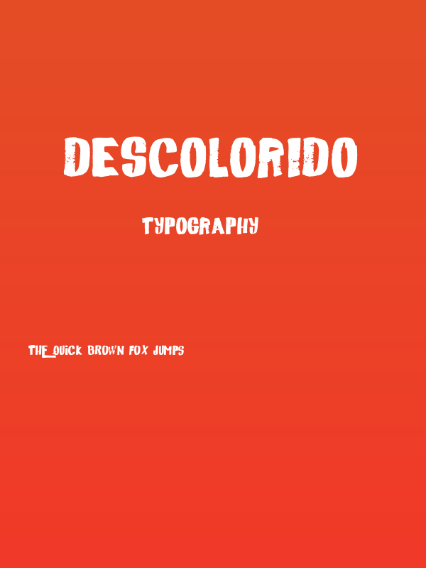 Descolorido Poster