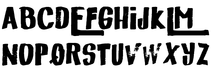 Descolorido Font LOWERCASE