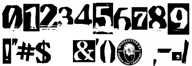 Descompensada Font Alte caractere