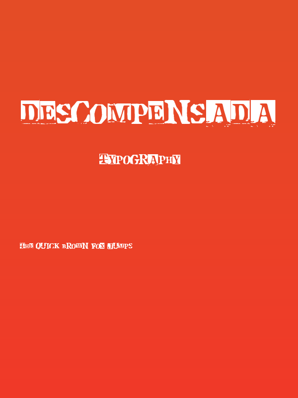 Descompensada Poster