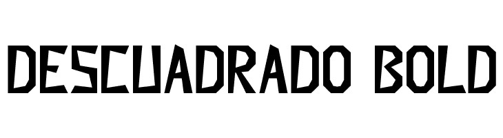 Descuadrado Bold Font