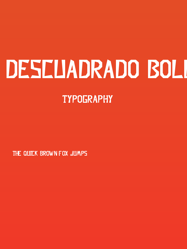 Descuadrado Bold Poster
