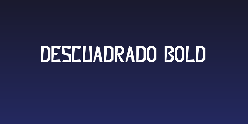 Descuadrado Bold Social Header