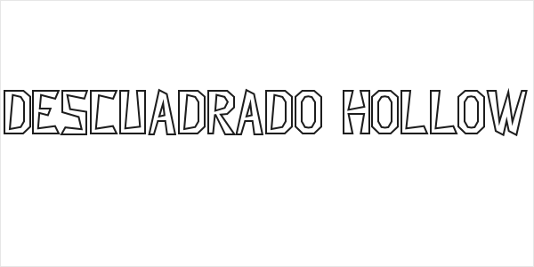 Descuadrado Hollow Logo