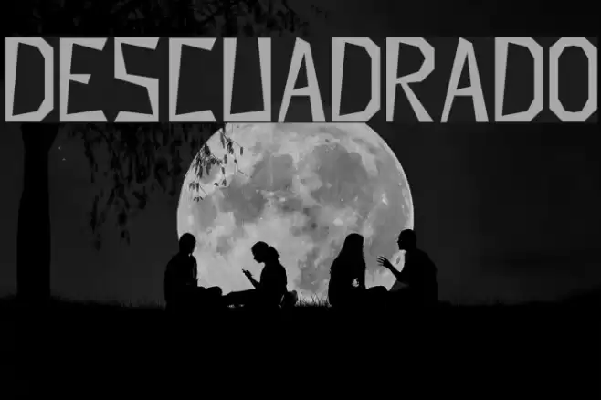 Descuadrado Font examples