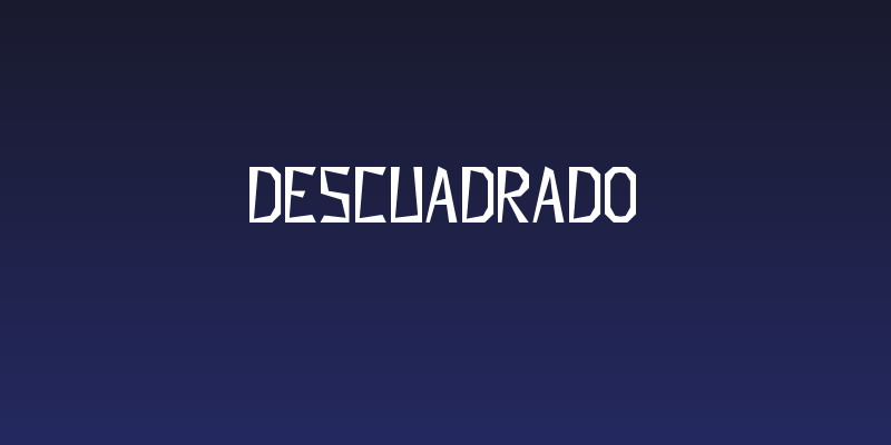 Descuadrado Social Header