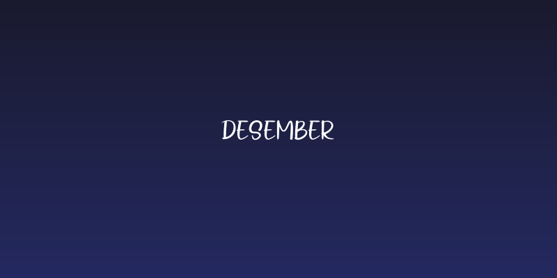 Desember Social Header