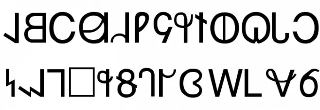 Deseret Schriftart Groß