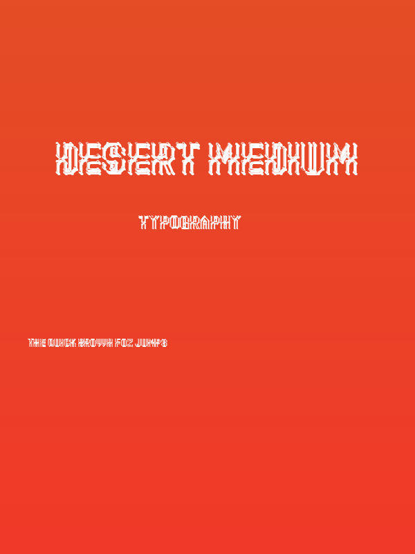 Desert Medium Poster