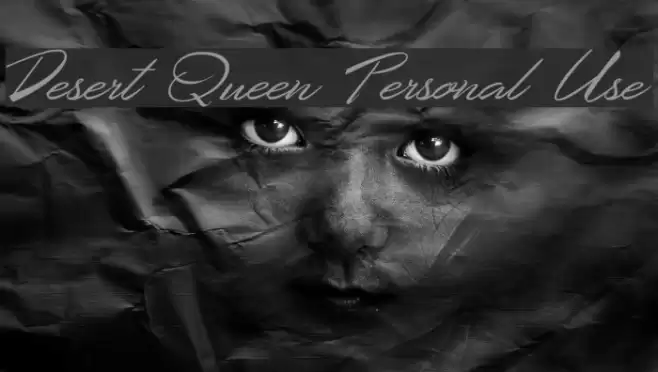 Desert Queen Personal Use Font examples