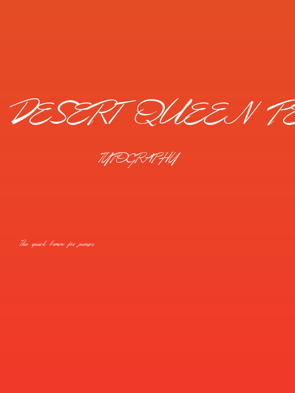 Desert Queen Personal Use Poster