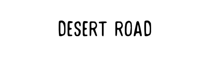 Desert Road Font
