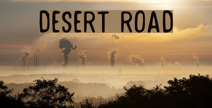 Desert Road Font examples