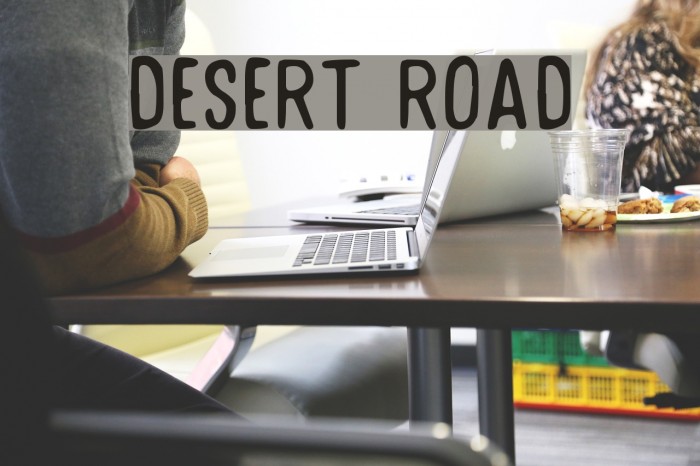 Desert Road Font examples