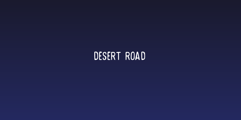 Desert Road Social Header