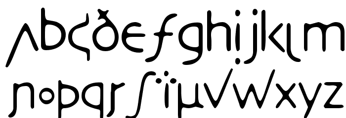 DesertCrypt Font LOWERCASE