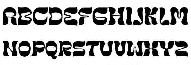 Deserved-Regular Schriftart Groß