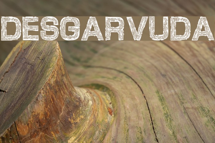 Desgarvuda Font examples