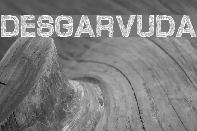 Desgarvuda Schriftart examples