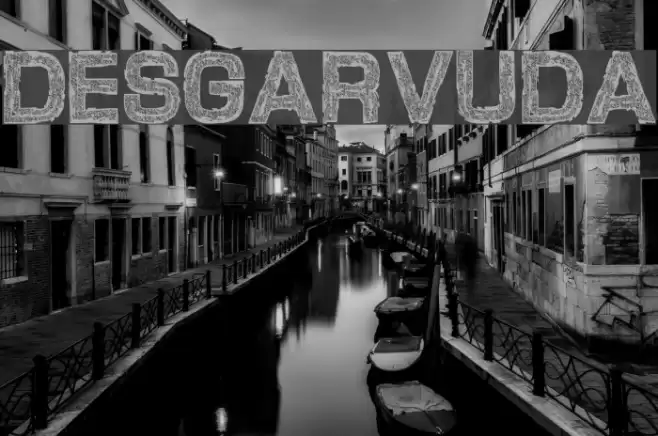 Desgarvuda Schriftart examples