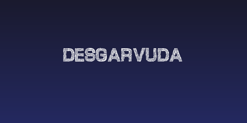 Desgarvuda Social Header